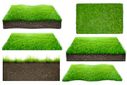 Set of isolated grass, a Texture Graphic by RM_design (Thumbnail 3 of 3)