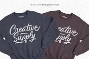 Monopola, a Script Font by Wacaksara Co. (Thumbnail 4 of 11)