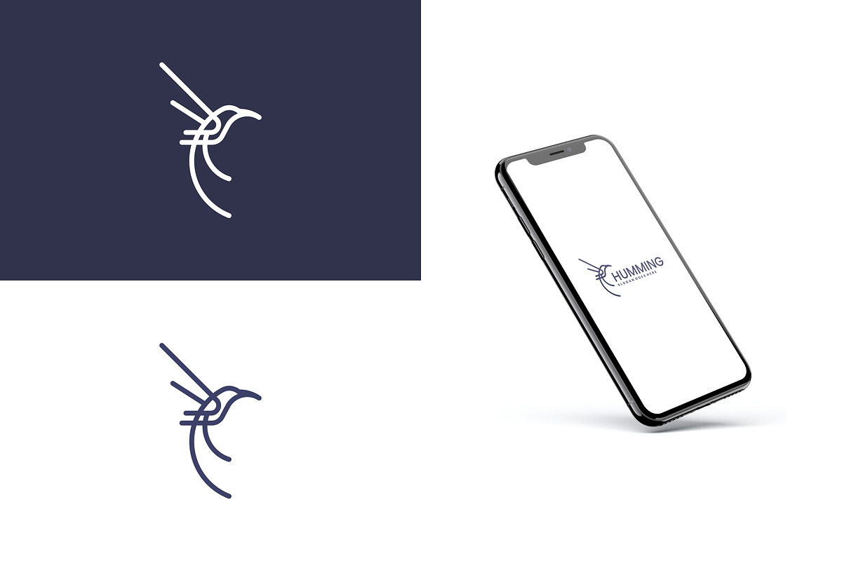 Minimalist Line Art Humming Bird, a Branding & Logo Template by Artnivora.Std (Photo 3 of 4)