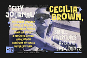 Common Place Zine Paper Display Font, a Handwritten Font by Letterhend Studio (Thumbnail 5 of 10)
