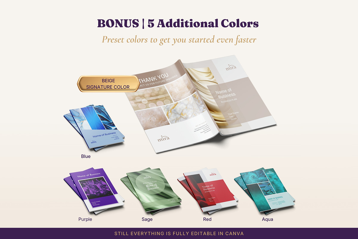 Business Plan Bundle 3 Design Packs, a Brochure Template by B2 Studio (Photo 10 of 18)