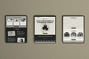 Minimal Landing Page Template Canva, a Landing Page Template by Row Creative (Thumbnail 6 of 9)
