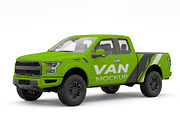 Pickup Truck & Delivery Van Mockup, an Advertising Mockup by graphypix (Thumbnail 7 of 15)