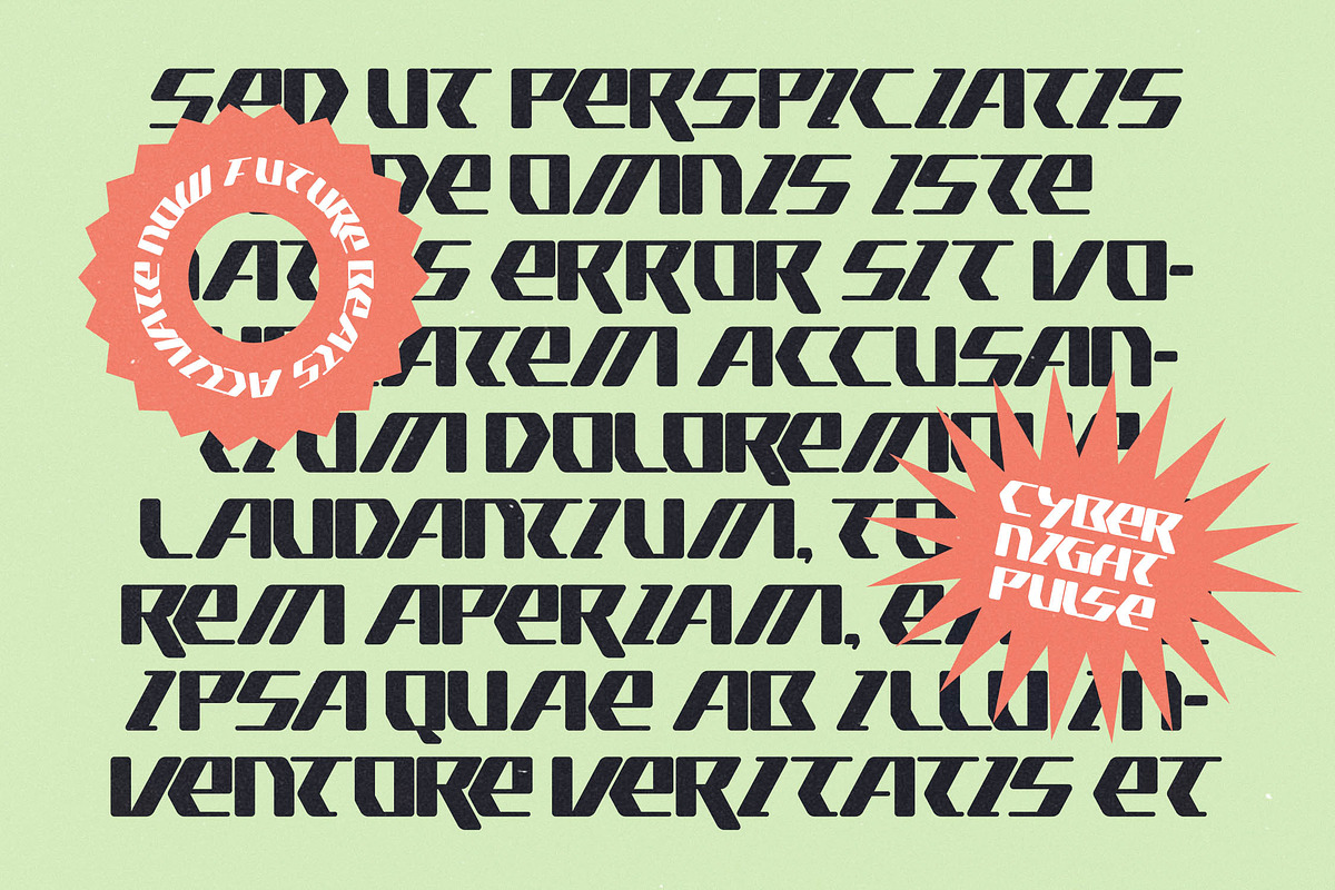 Cyber Motion Futuristic Font, a Serif Font by timelesstype.co (Photo 11 of 15)