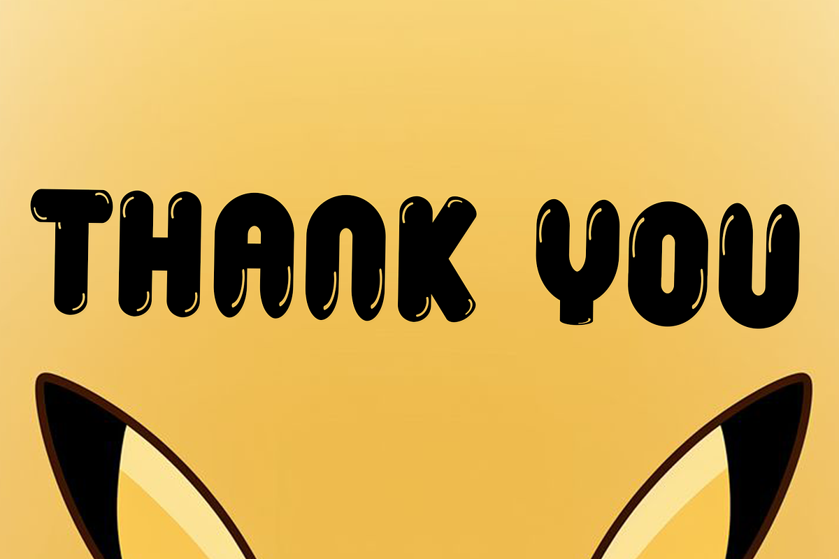 Pikachu, a Script Font by InermediaSTUDIO (Photo 2 of 8)