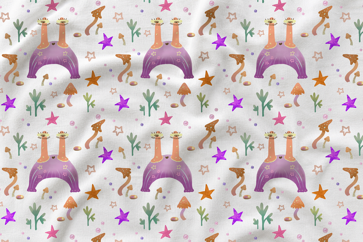 SUMMER SUPPORT FRIENDS Patterns, a Seasonal Illustration by FaliushViktoriaArtist (Photo 5 of 11)