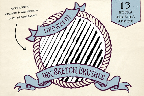 Ink Sketch Brushes preview 5