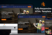 Builder - Construction HTML Template, a HTML Template by TNCFlow (Thumbnail 1 of 5)