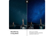 Milky Way Sky Replacement Pack, a Preset Add-On by Pix Cafe (Thumbnail 2 of 7)