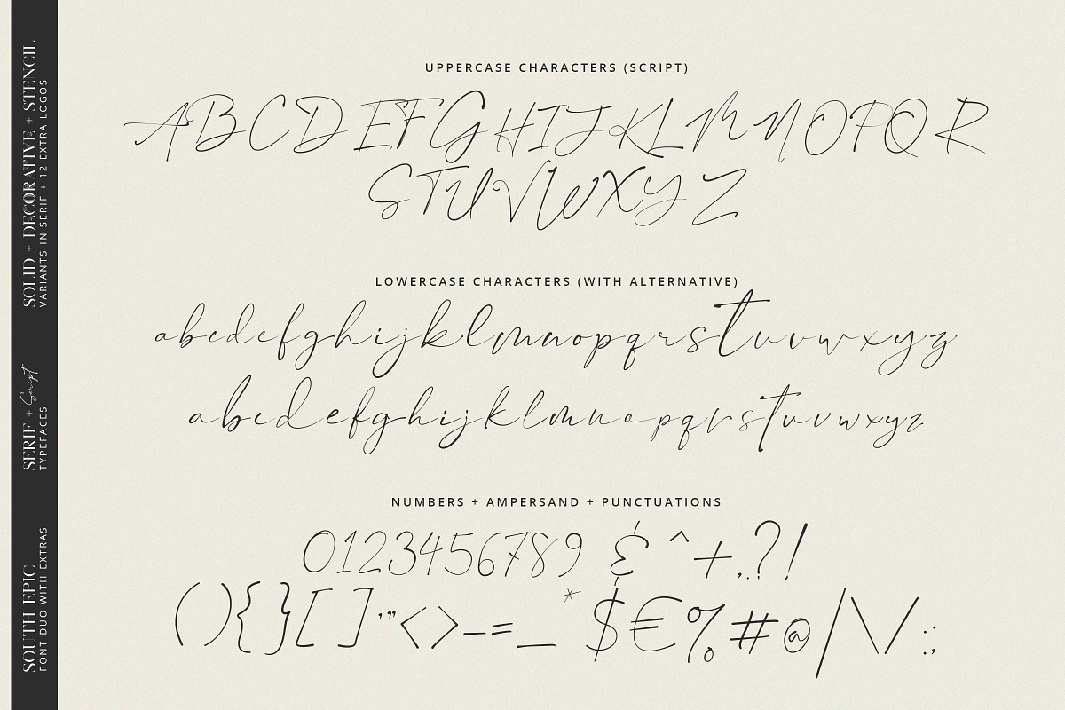 South Epic Dream Font Duo + Logos, a Serif Font by SNIPESCIENTIST (Photo 30 of 32)