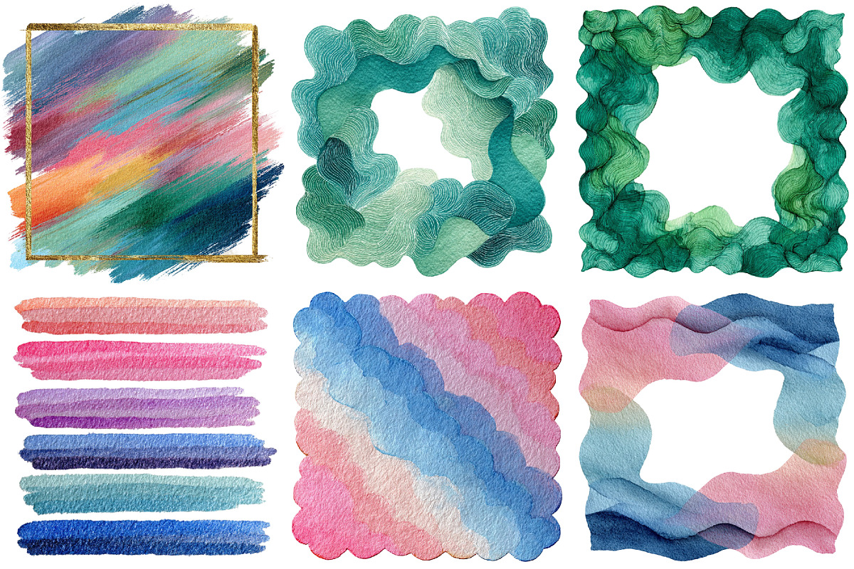Summer Preppy Hand Drawn Frames, an Illustration by CitraGraphics (Photo 2 of 7)