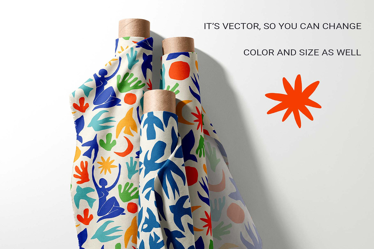 Matisse Style Patterns & Poster, a Pattern Graphic by Irina Ostapenko (Photo 4 of 5)