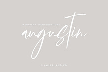 Augustin - Modern Signature Font