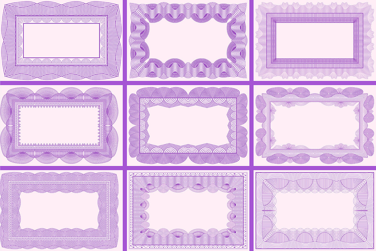 Illustrator Security Border Brush, a Brush Add-On by MRI STUDIO (Photo 7 of 26)