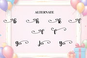 Birthday | Script Font, a Handwritten Font by Scratchones (Thumbnail 8 of 9)