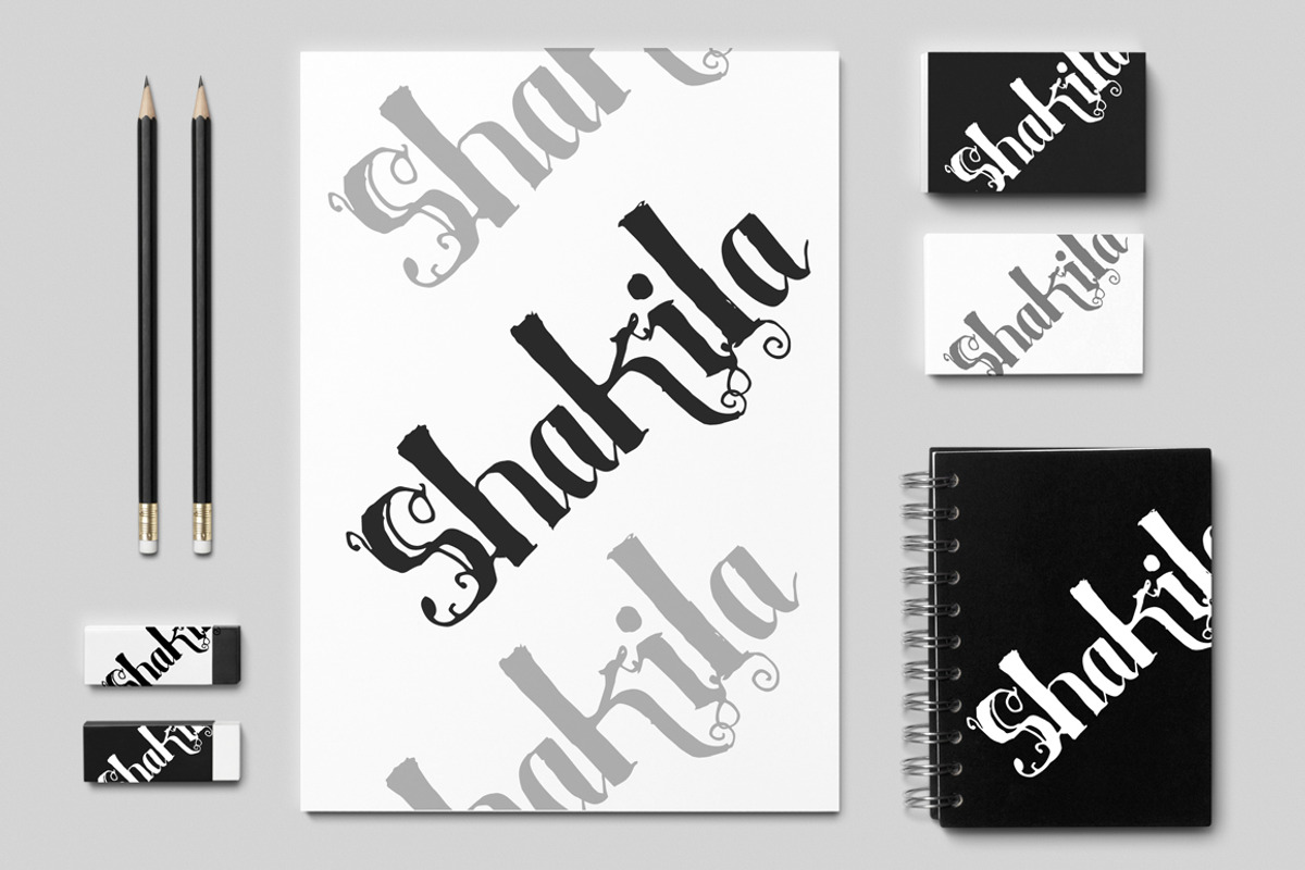 Shakila Typeface Hand Drawn Ornament preview 4