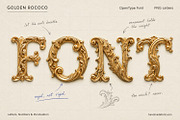 Golden Rococo Font, a Serif Font by Handmadefont (Thumbnail 15 of 15)