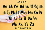 SERENE Brush Lettered Font, a Handwritten Font by Rhonna Designs (Thumbnail 3 of 3)