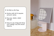 KARMELITA Frame Mockup Bundle, a Print Template by Bonumo (Thumbnail 2 of 10)