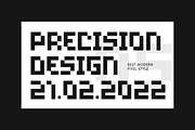 Micro - Pixelate Modern Font, a Sans Serif Font by Hamz Studio (Thumbnail 5 of 16)