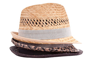 Stack of Hats Isolated, a Beauty & Fashion Photo by THP Creative