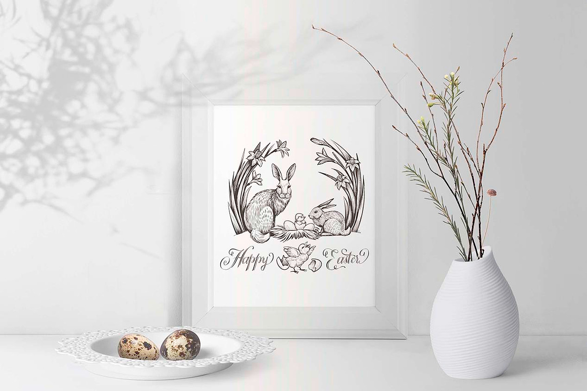 Easter Vintage Bannies, a Decorative Illustration by Aquatinta (Photo 4 of 9)