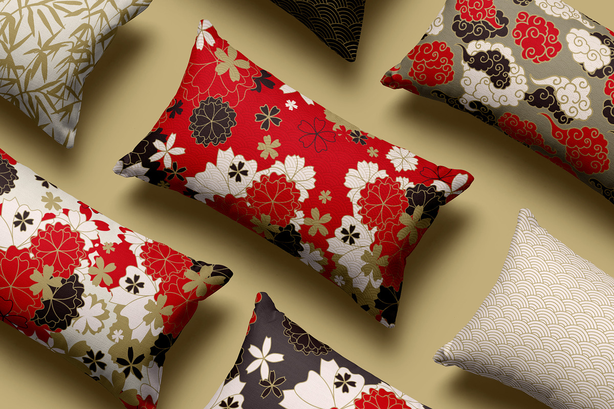 Japanese Patterns Collection, a Pattern Graphic by ilonitta (Photo 5 of 8)