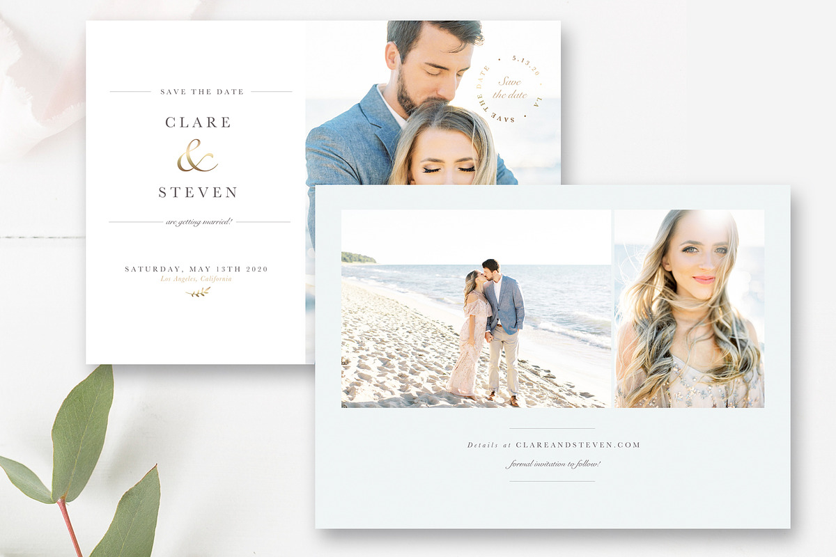 Save the Date Card With Pictures, an Invitation Template by By Stephanie Design (Photo 3 of 4)