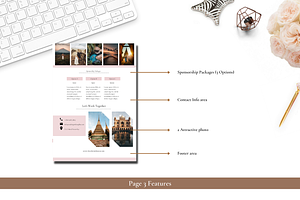 Travel Media Kit Canva Template