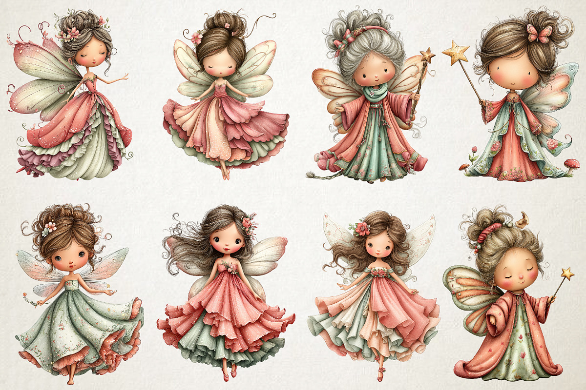 Enchanting Fairy Mom PNG Clipart, an Illustration by RobertsArt (Photo 5 of 5)