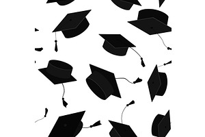 Festive seamless pattern with, an Education Illustration by Toltemara