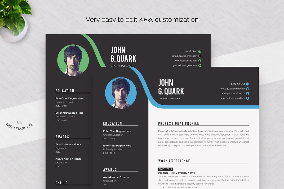 Resume/CV, a Resume Template by Mr-Template (Photo 3 of 5)