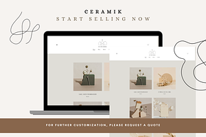 Ceramik Squarespace 7.1 Template