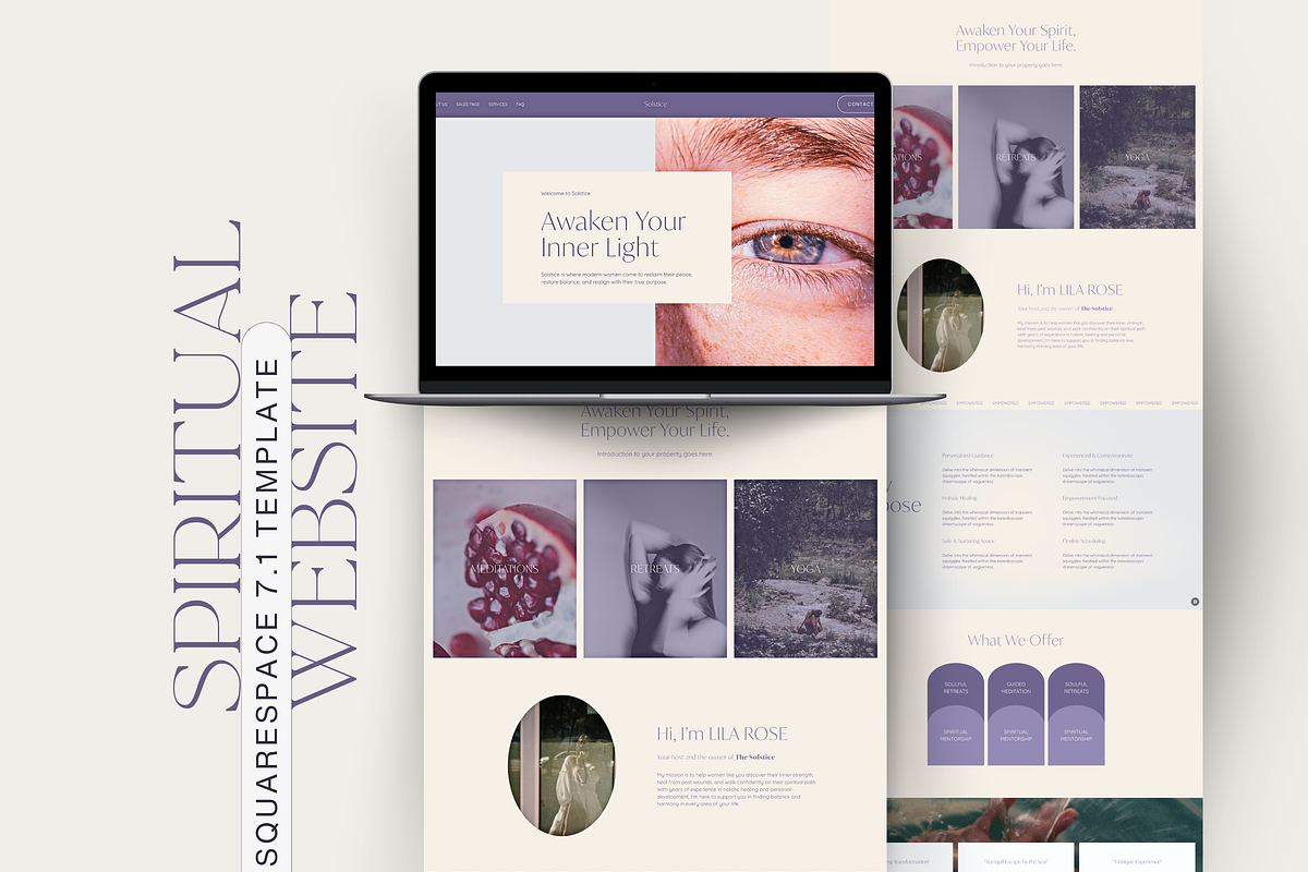 Spiritual Coach Squarespace Website, a Squarespace Template by Story Native (Photo 1 of 10)