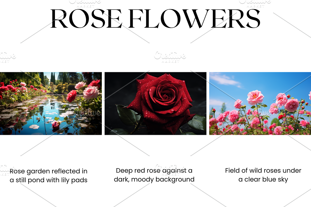 Rose Flower Stock Image, Valentine's, a Nature Photo by BrushstrokeArtGB (Photo 2 of 5)