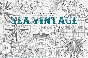 Sea Vintage, a Graphic by Samiramay