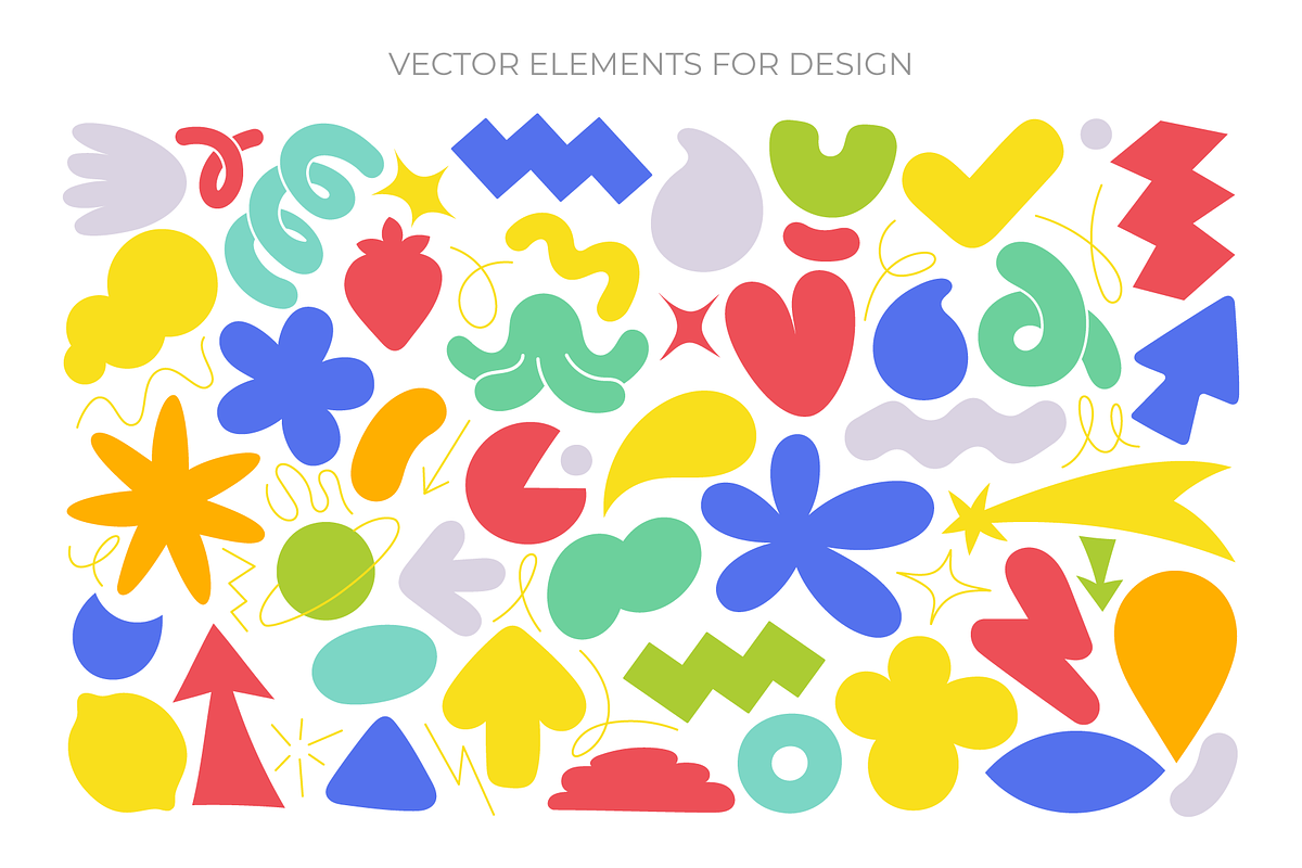 Vector Abstract Shapes Pack, a Pattern Graphic by Ilia Design (Photo 4 of 11)