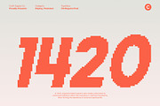 CS Maguire Pixel, a Sans Serif Font by Craft Supply Co. (Thumbnail 5 of 8)