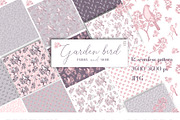 Garden bird. Pattern and motifs., a Pattern Graphic by AnaGuziiArt (Thumbnail 2 of 15)