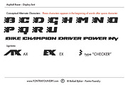 Asphalt Racer font | 50% OFF, a Font by RARY (Thumbnail 5 of 7)