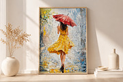 Rainy Elegance Textured Oil Painting, an Abstract Photo by Hamza067 (Thumbnail 1 of 3)