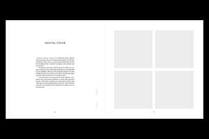 Square Photobook Grid System Serif