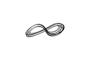 scrambled infinite logo, a Branding & Logo Template by ZHR Creative