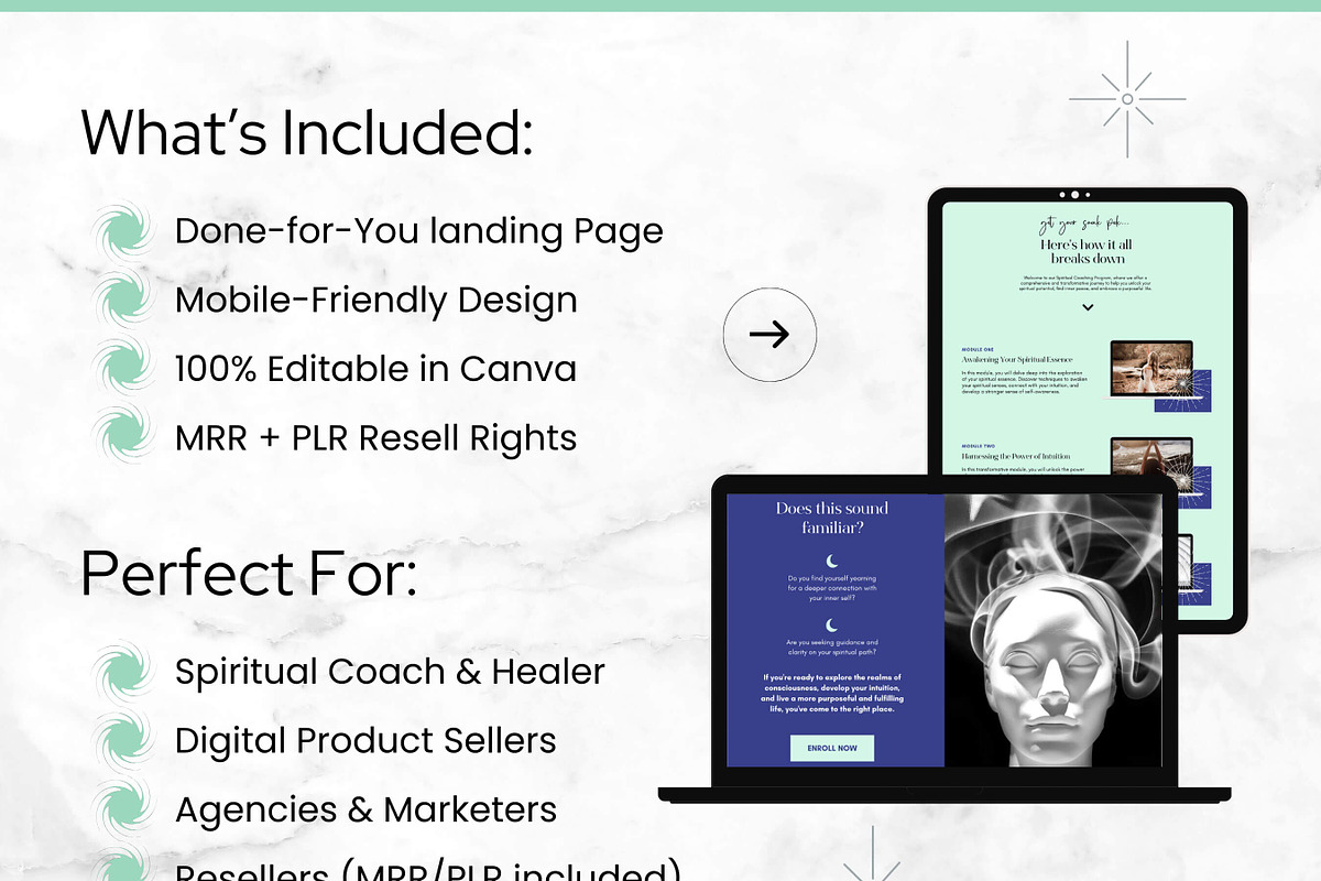 Spiritual Coach & Healer Website preview 2