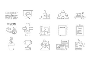 Project Management Symbols. Business