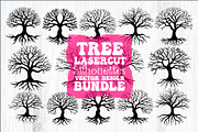 Laser Cut Tree Silhouettes Bundle, a Graphic by jahid234 (Thumbnail 1 of 12)