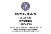Gingerbread Alphabet Font, an Object Graphic by Alanna Messina Design Co (Thumbnail 4 of 4)