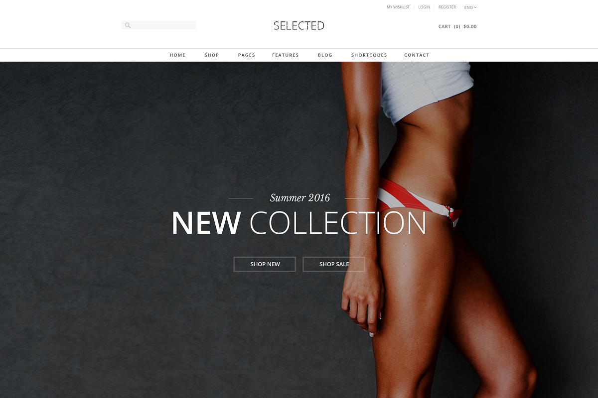 SELECTED- ecommerce PSD template, a Websites & App Template by inSTUDIO43 (Photo 3 of 5)