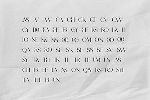 Chooss All Caps Serif Font