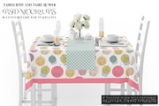 Tablecloth & Table Runner Mockups, a Household Mockup by mock-ups (Thumbnail 1 of 21)